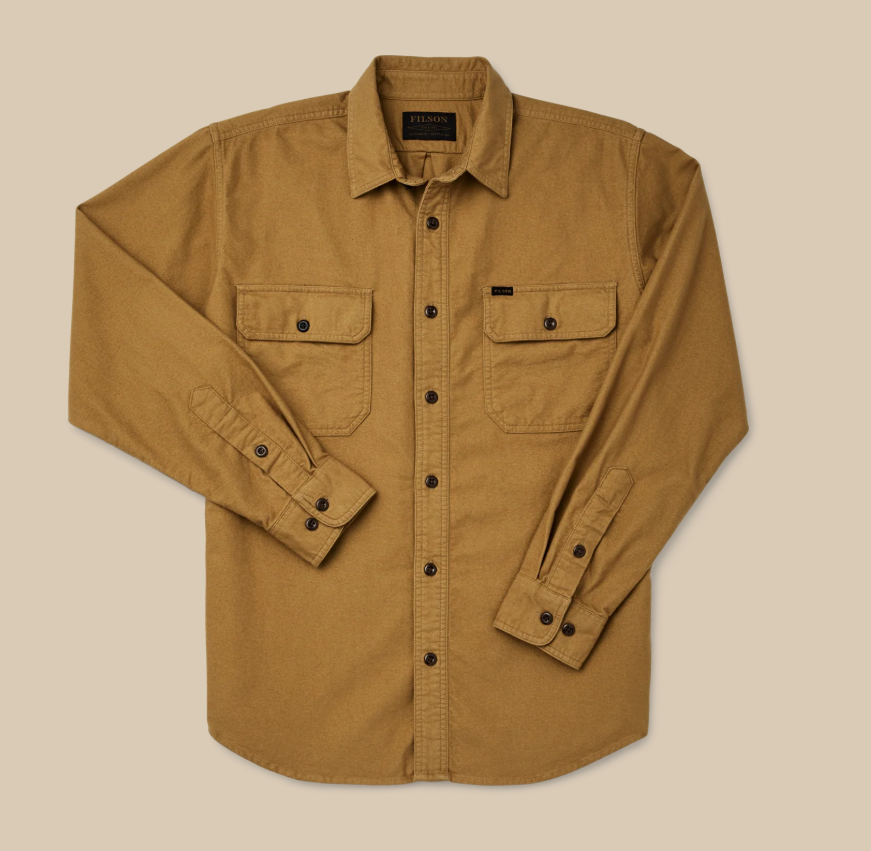 Filson Chemise Field Flannel — Nubuck Tan