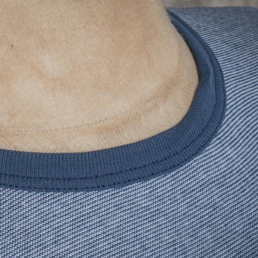 Fleurs de Bagne Tricot Vintage Chiné — Navy Chiné Homme-FLEURS DE BAGNE-Industrie