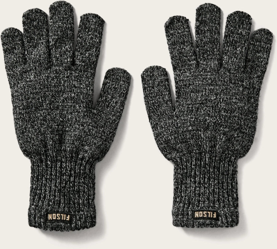 Filson Gants Full-Finger Knit Gloves — Root Heather