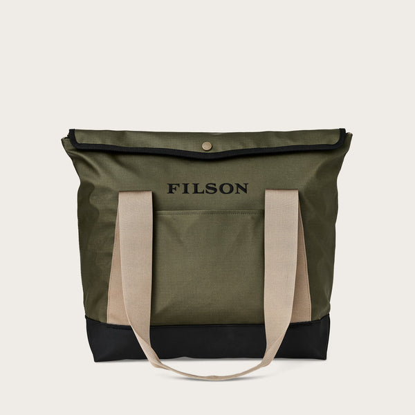 Filson Sac Scout Tote — Olive/Black/Covert · Black/Covert