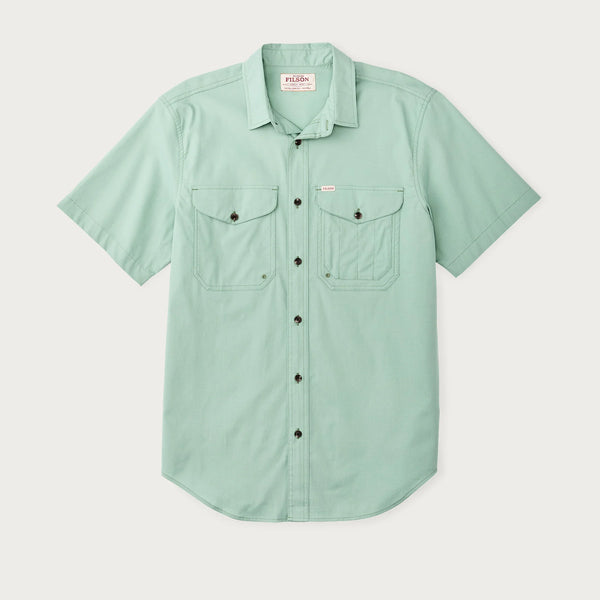 Filson Chemise Twin Lakes Short Sleeve — Granite Green