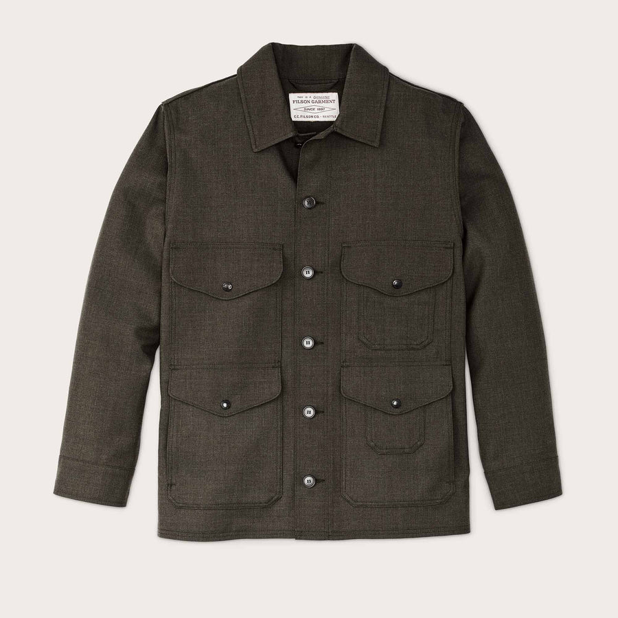 Filson Veste Forestry Cloth Cruiser — Forest Green Heather