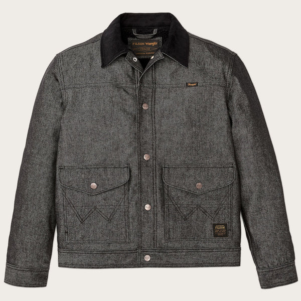 Filson Veste Denim Work Jacket — Black