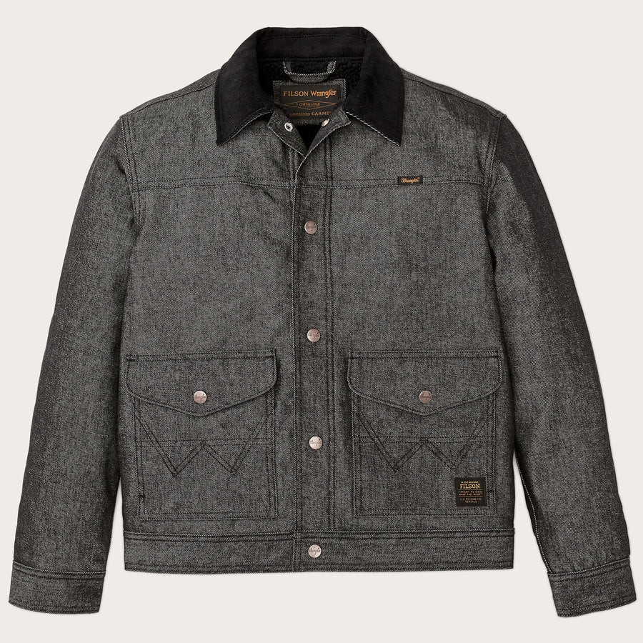 Filson Veste Denim Work Jacket — Black