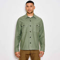 Filson Veste 143 Reverse Cotton — Washed Fatigue Green