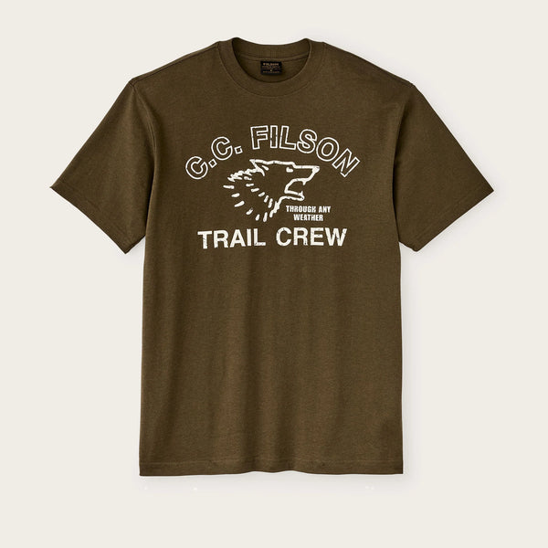 Filson T-shirt SS Frontier Graphic — Military Olive / Trail