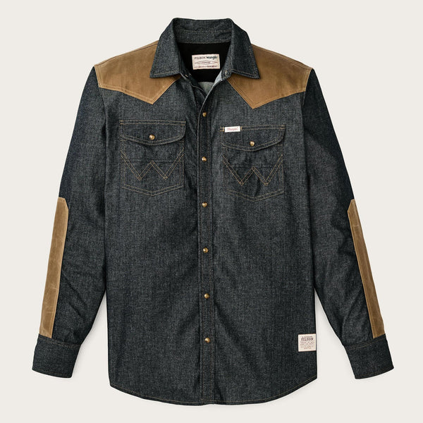 Filson x Wrangler Wild Adventure Shirt — Indigo