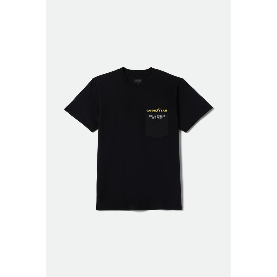 Brixton Goodyear Pocket Tee — Black
