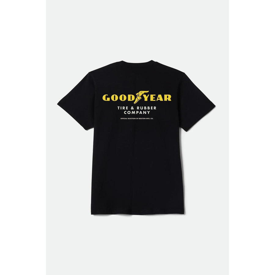 Brixton Goodyear Pocket Tee — Black Homme-BRIXTON-Industrie