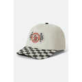 Brixton Goodyear Speedway HP Snapback — Off White