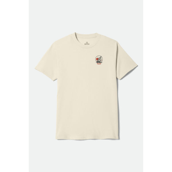 Brixton High Seas T-Shirt — Cream