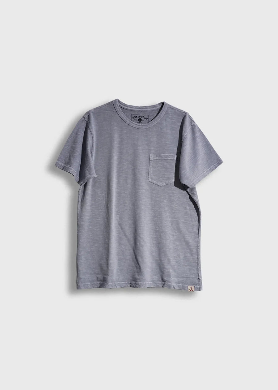 Iron and Resin Bird Pocket Tee — Natural / Reef Water Homme-IRON AND RESIN-Industrie