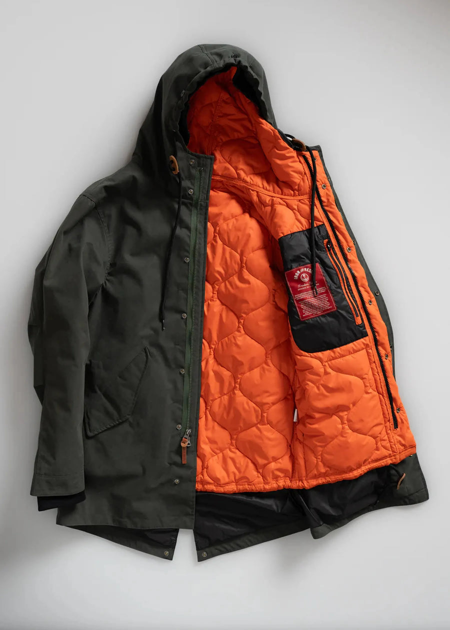Iron and Resin Buckeye Jacket — Khaki Green Homme-IRON AND RESIN-Industrie