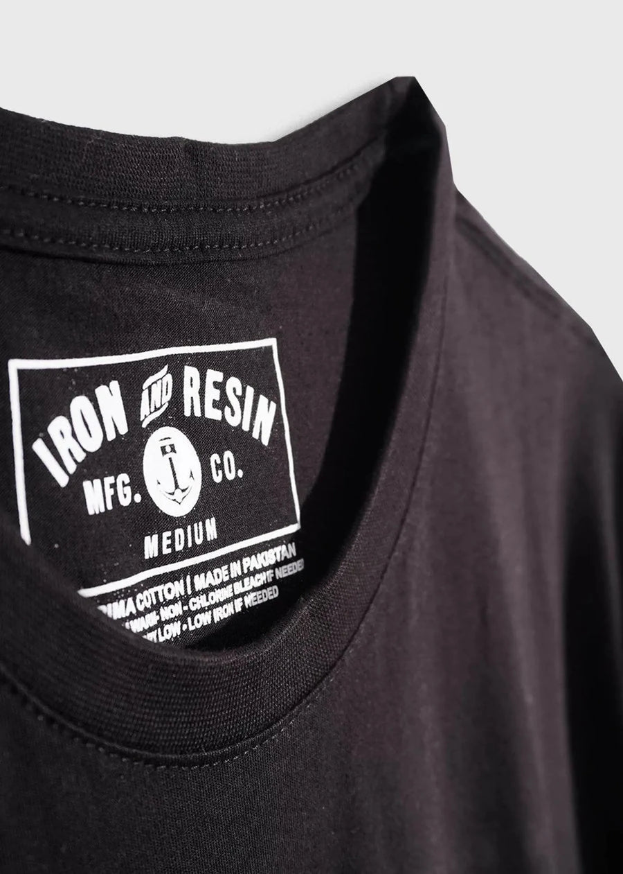 Iron and Resin Coast Tee — Black-IRON AND RESIN-Industrie