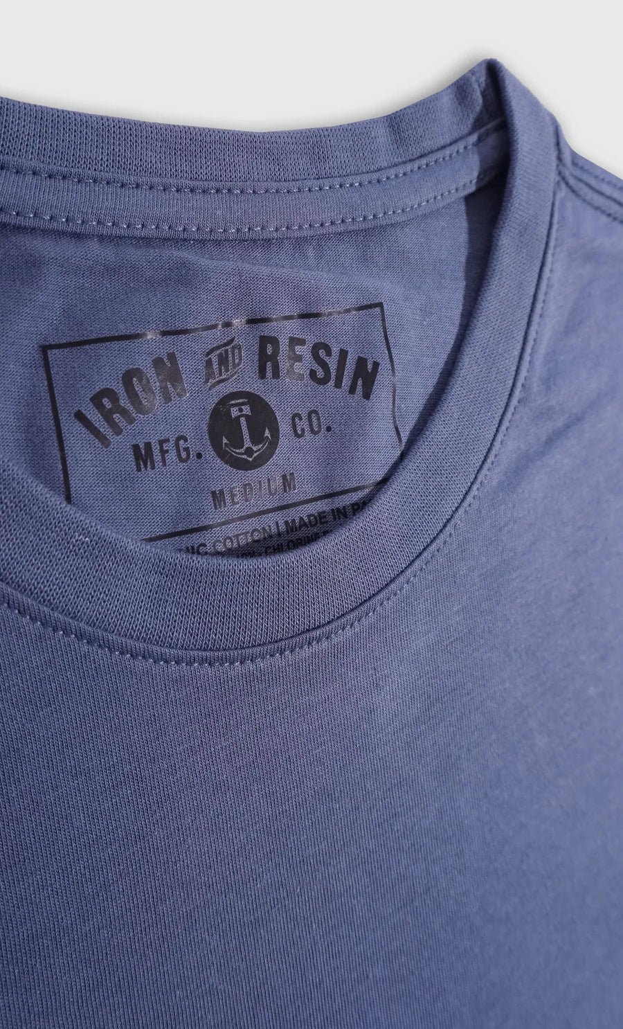 Iron and Resin Custom Garage Pocket Tee — Sky Blue Homme-IRON AND RESIN-Industrie
