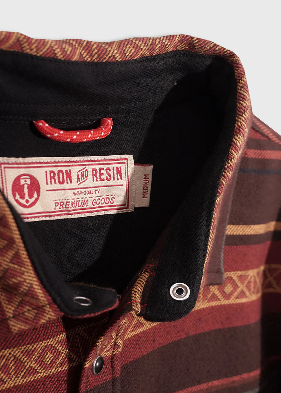 Iron and Resin Flatland Shirt — Brown Homme-IRON AND RESIN-Industrie