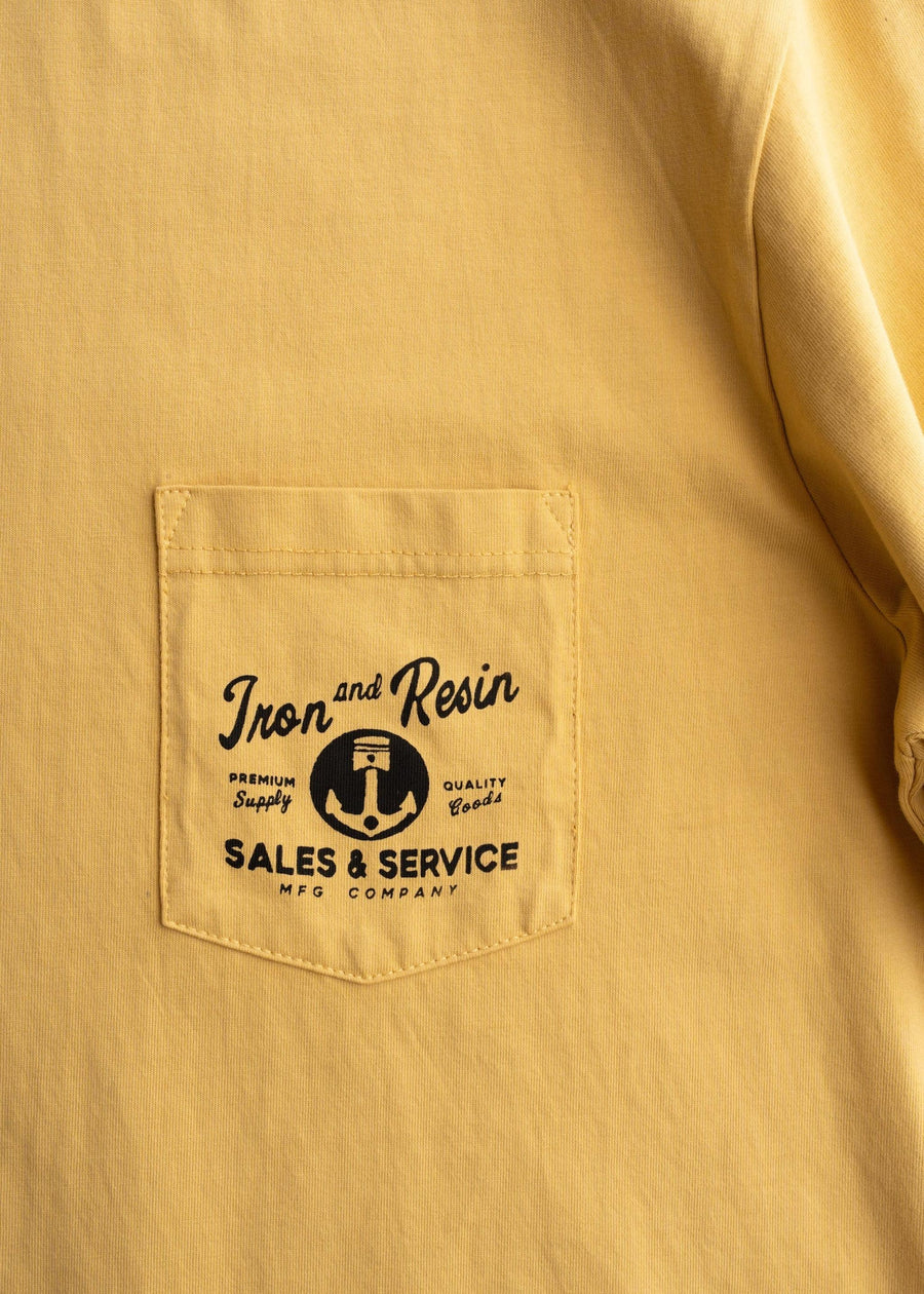 Iron and Resin Old Cowboy Pocket Tee — Gold Homme-IRON AND RESIN-Industrie