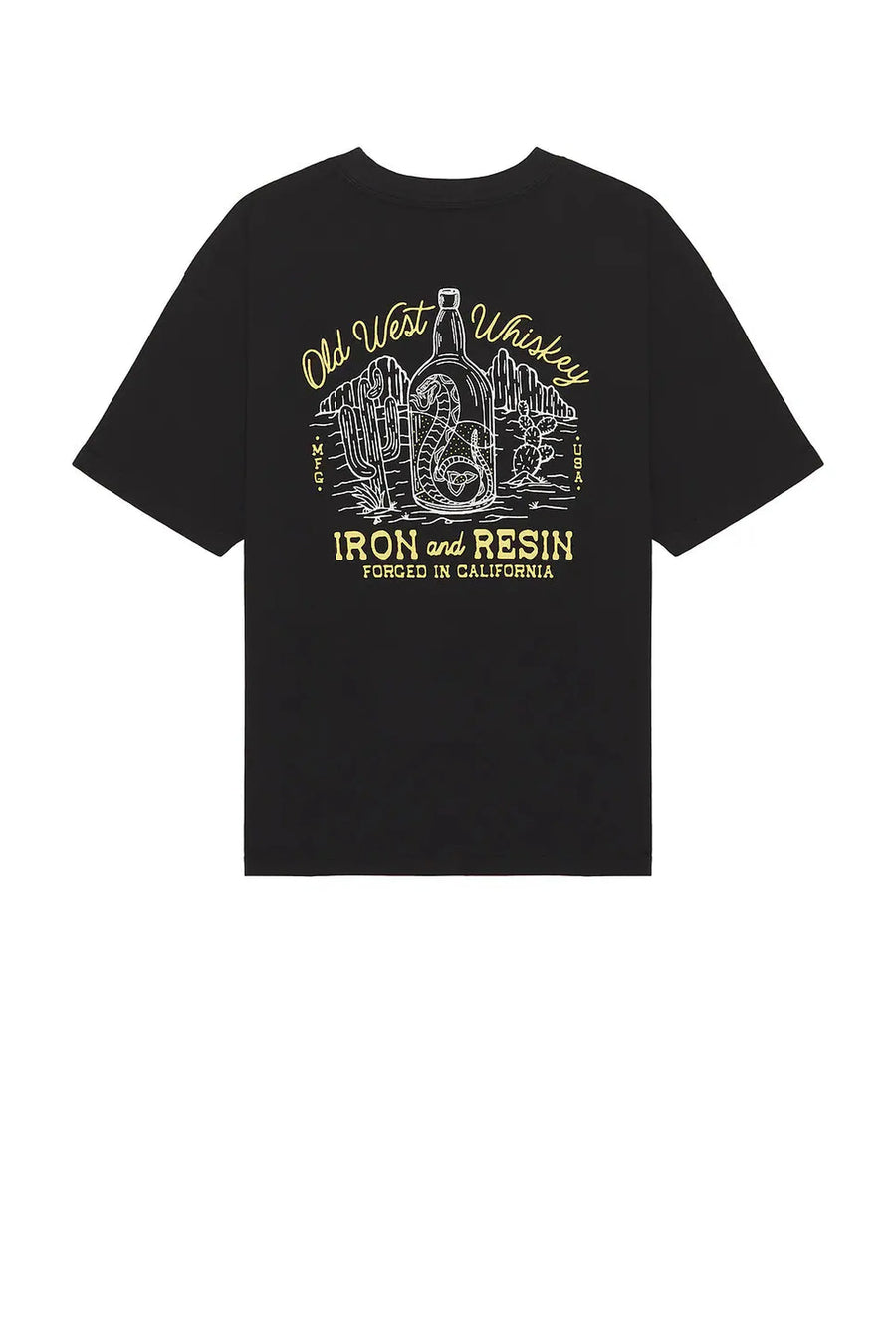Iron and Resin Old Whiskey Pocket Tee — Black / Marsala Homme-IRON AND RESIN-Industrie