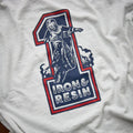 Iron and Resin One Moto Tee — White Homme-IRON AND RESIN-Industrie