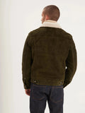 Iron and Resin Open Road Buffalo Jacket — Green / Cognac-IRON AND RESIN-Industrie