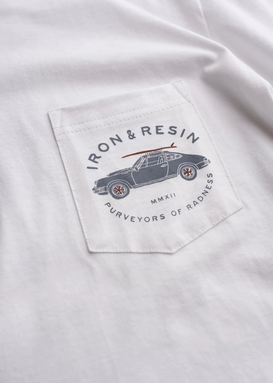 Iron and Resin Purveyors of Radness Tee — White Homme-IRON AND RESIN-Industrie