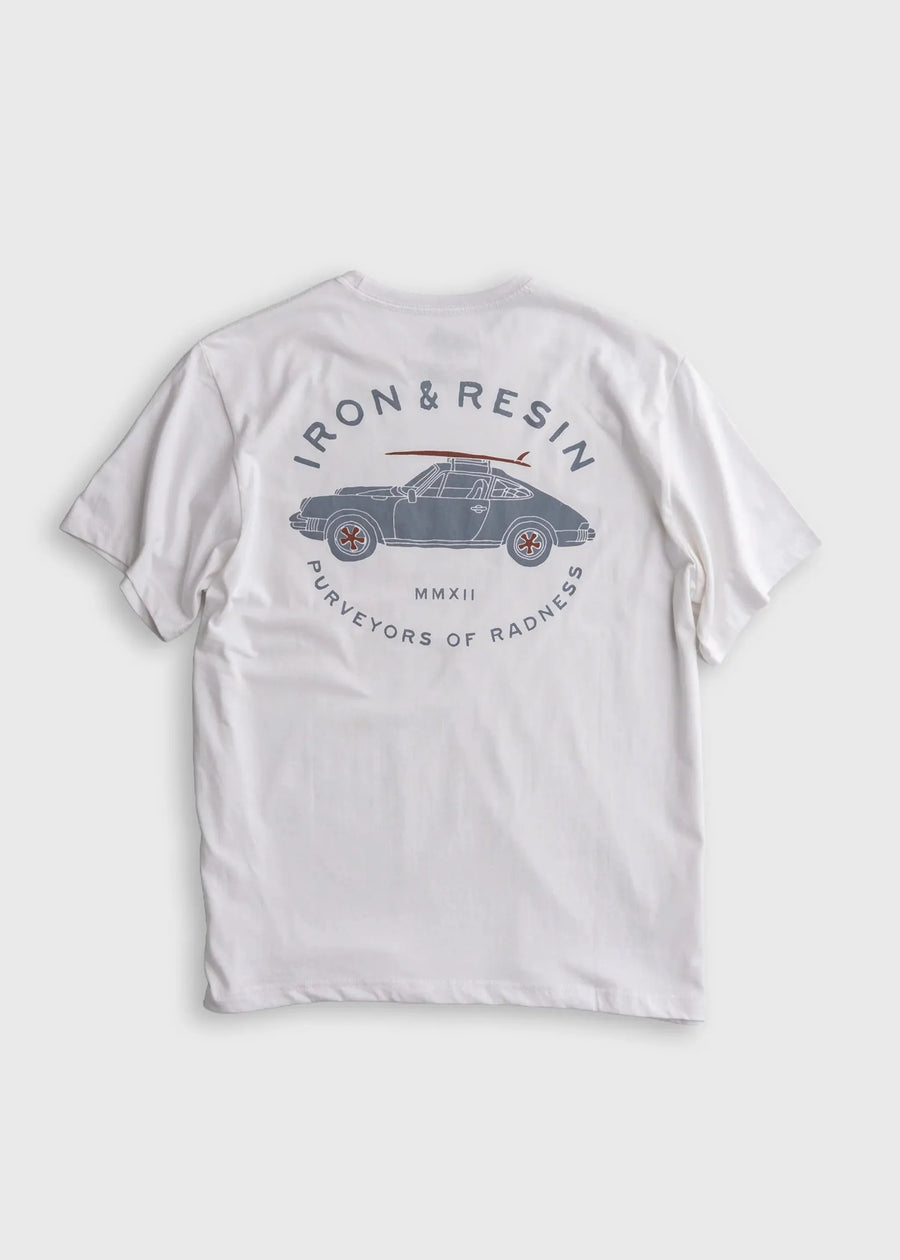 Iron and Resin Purveyors of Radness Tee — White Homme-IRON AND RESIN-Industrie