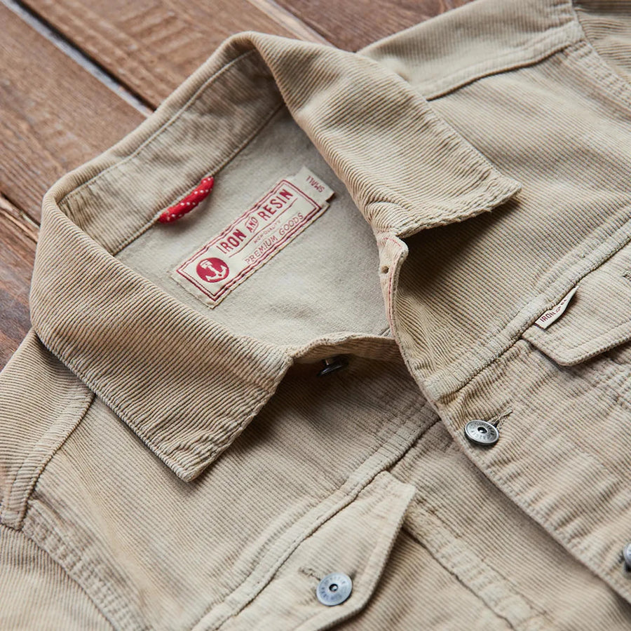 Iron and Resin Rambler Corduroy Jacket — Field Tan Homme-IRON AND RESIN-Industrie