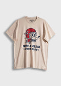 Iron and Resin T-shirt Ruff Riders Tee — Natural