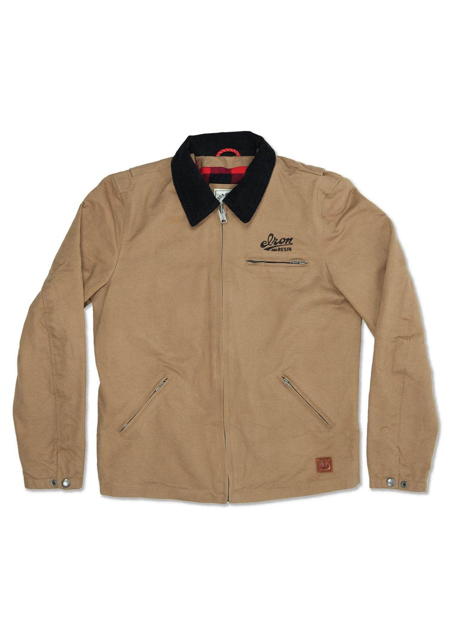 Iron and Resin Service Jacket — Cognac / Olive / Beige-IRON AND RESIN-Industrie