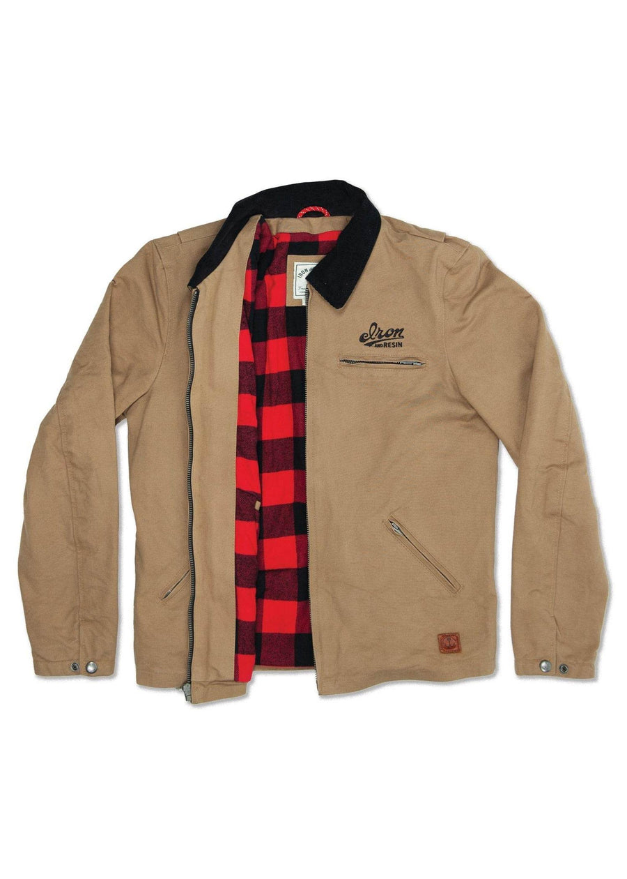 Iron and Resin Service Jacket — Cognac / Olive / Beige-IRON AND RESIN-Industrie