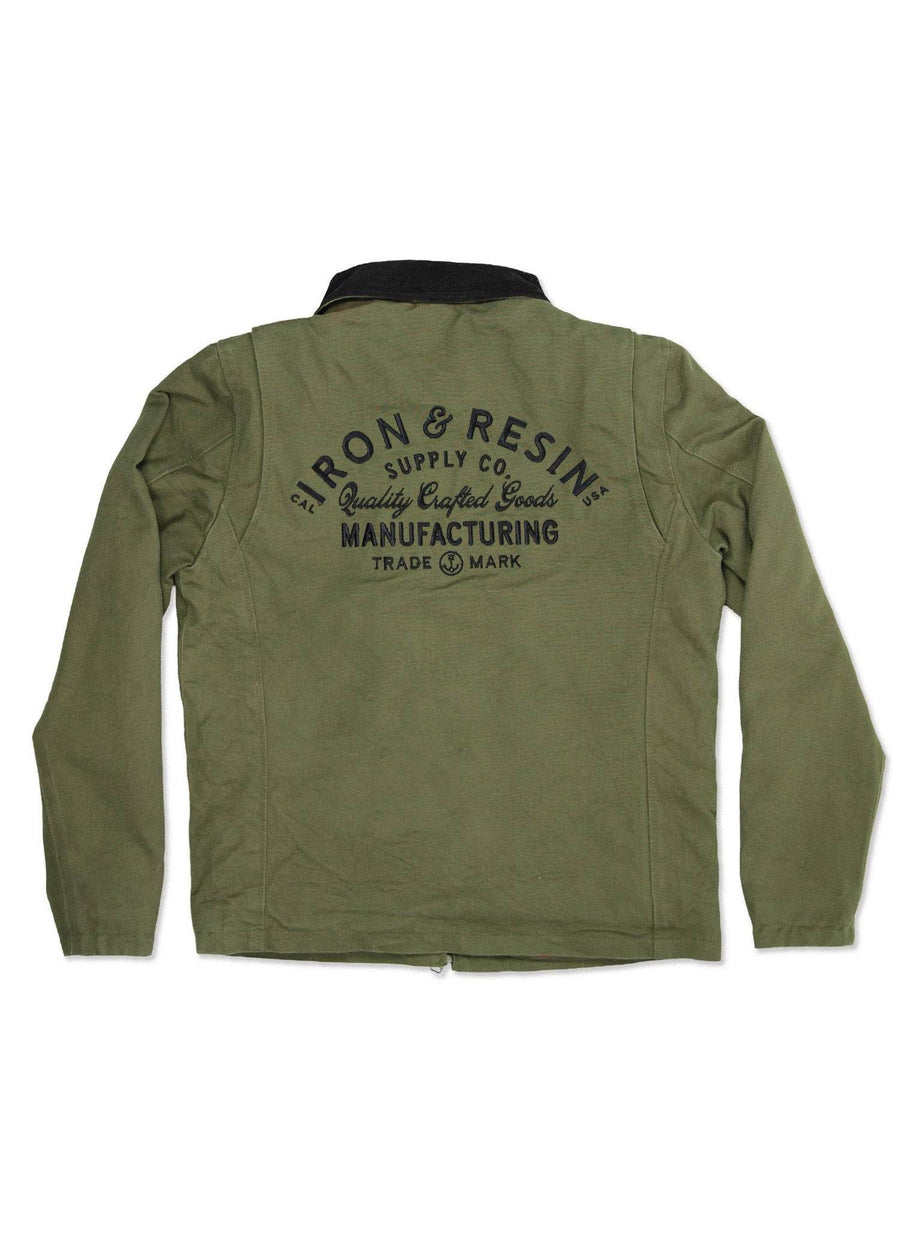Iron and Resin Service Jacket — Cognac / Olive / Beige-IRON AND RESIN-Industrie