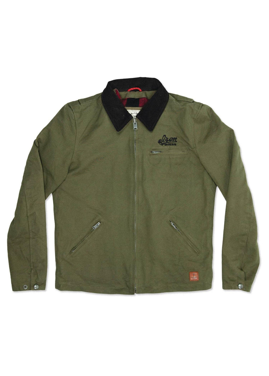 Iron and Resin Service Jacket — Cognac / Olive / Beige-IRON AND RESIN-Industrie