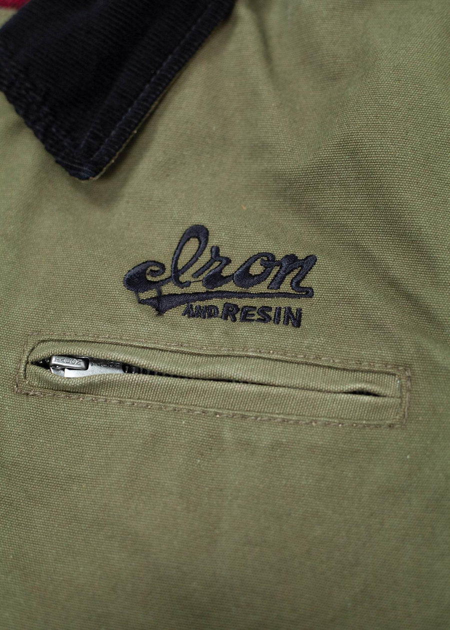 Iron and Resin Service Jacket — Cognac / Olive / Beige-IRON AND RESIN-Industrie