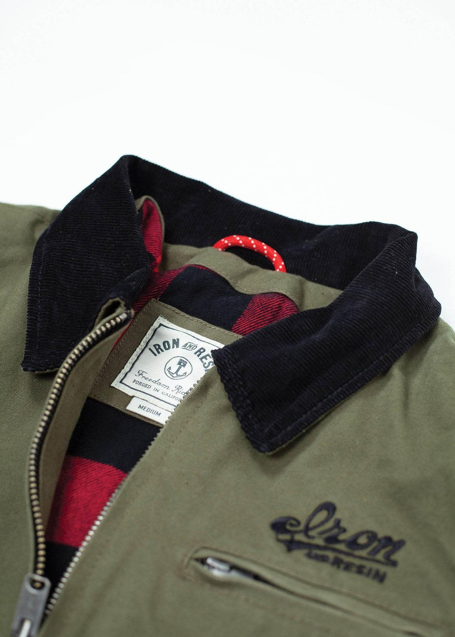 Iron and Resin Service Jacket — Cognac / Olive / Beige-IRON AND RESIN-Industrie