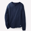 Iron and Resin Topock Henley — Natural / Navy Homme-IRON AND RESIN-Industrie