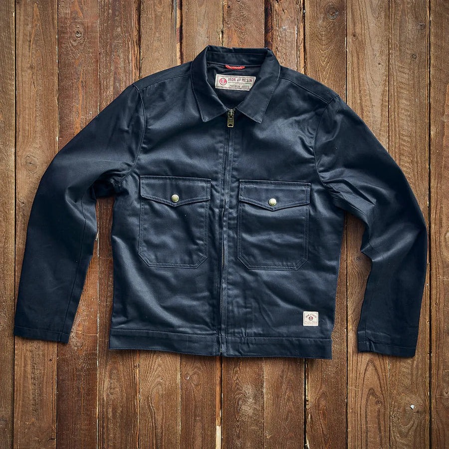 Iron and Resin Tougher Jacket — Khaki Beige / Navy Homme-IRON AND RESIN-Industrie