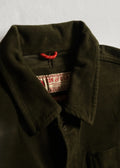 Iron and Resin Worker Moleskin Jacket — Navy / Green / Brown-IRON AND RESIN-Industrie