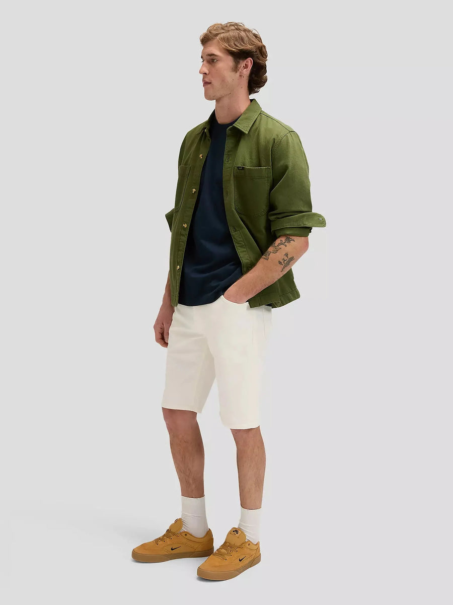 Lee Short 5-Pocket — White SS26