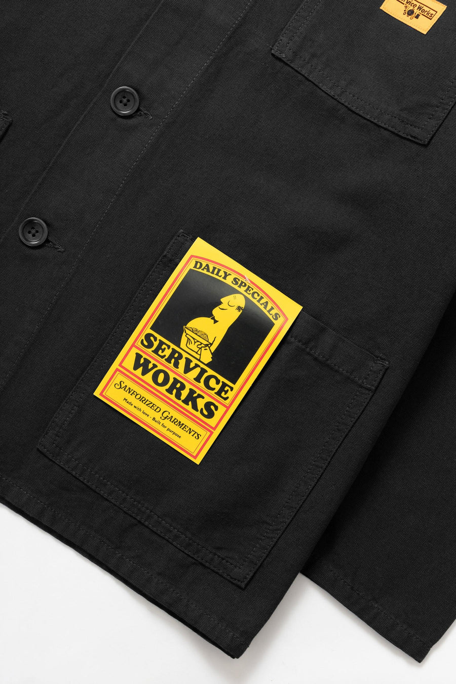 CANVAS COVERALL JACKET-SERVICE WORKS-Industrie