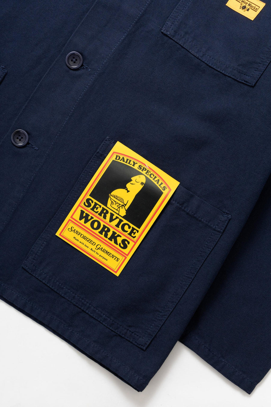 CANVAS COVERALL JACKET-SERVICE WORKS-Industrie