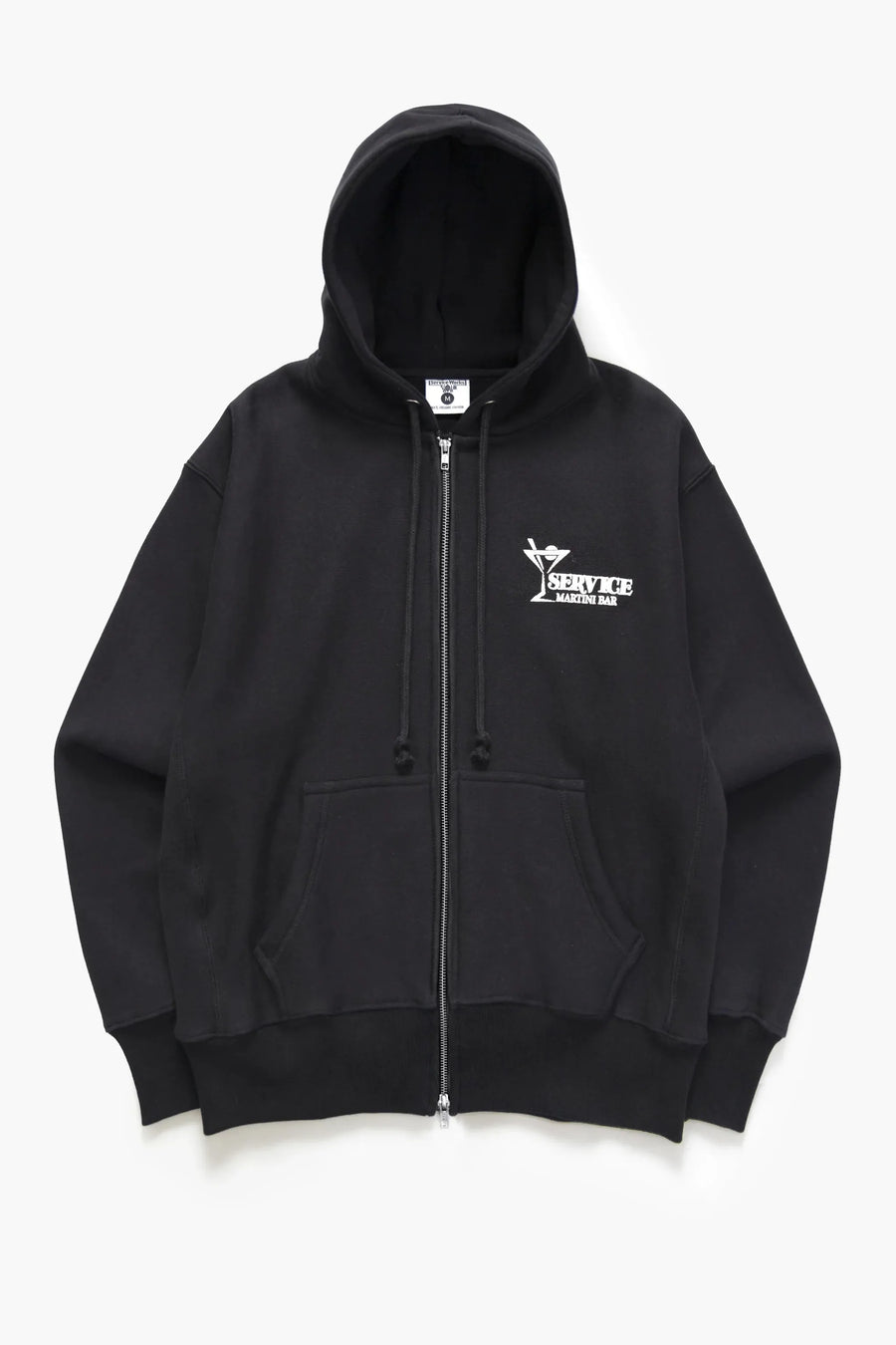 Service Works Hoodie Martini Zipper — Black
