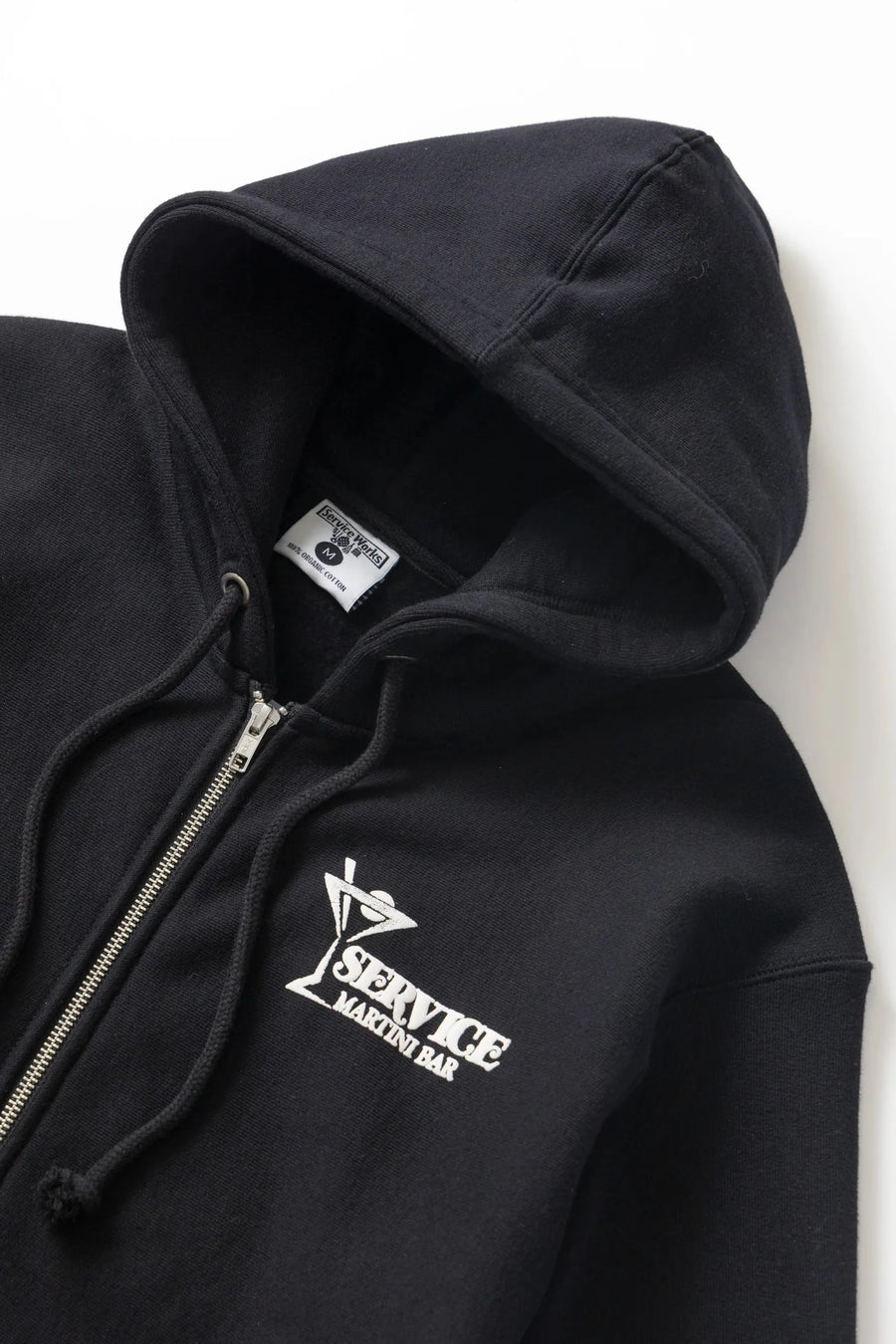 SERVICE WORKS   Martini Zipper Hoodie   Black   4