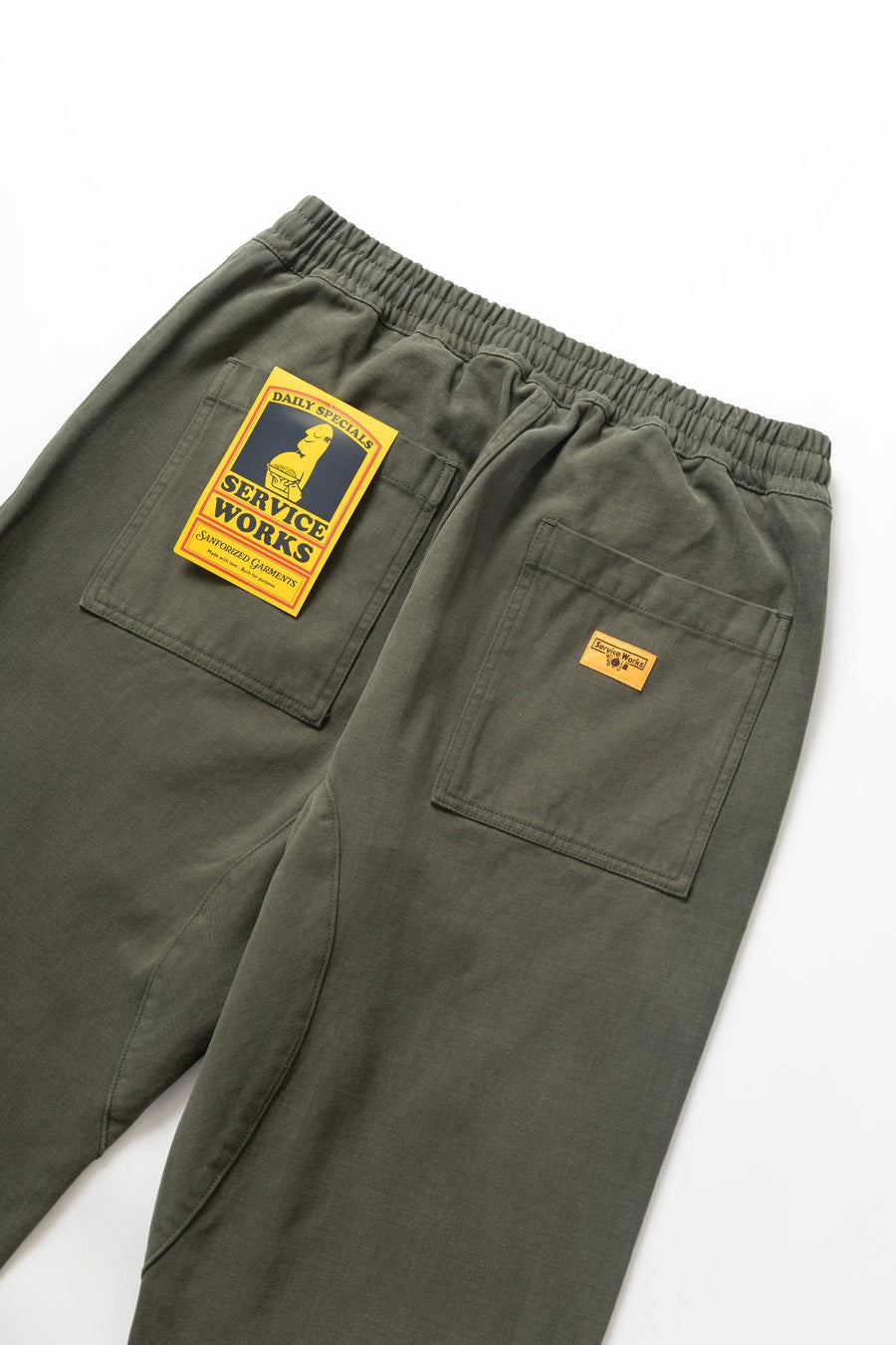 SERVICE WORKS   Moleskin Chef Pants   Moss   4