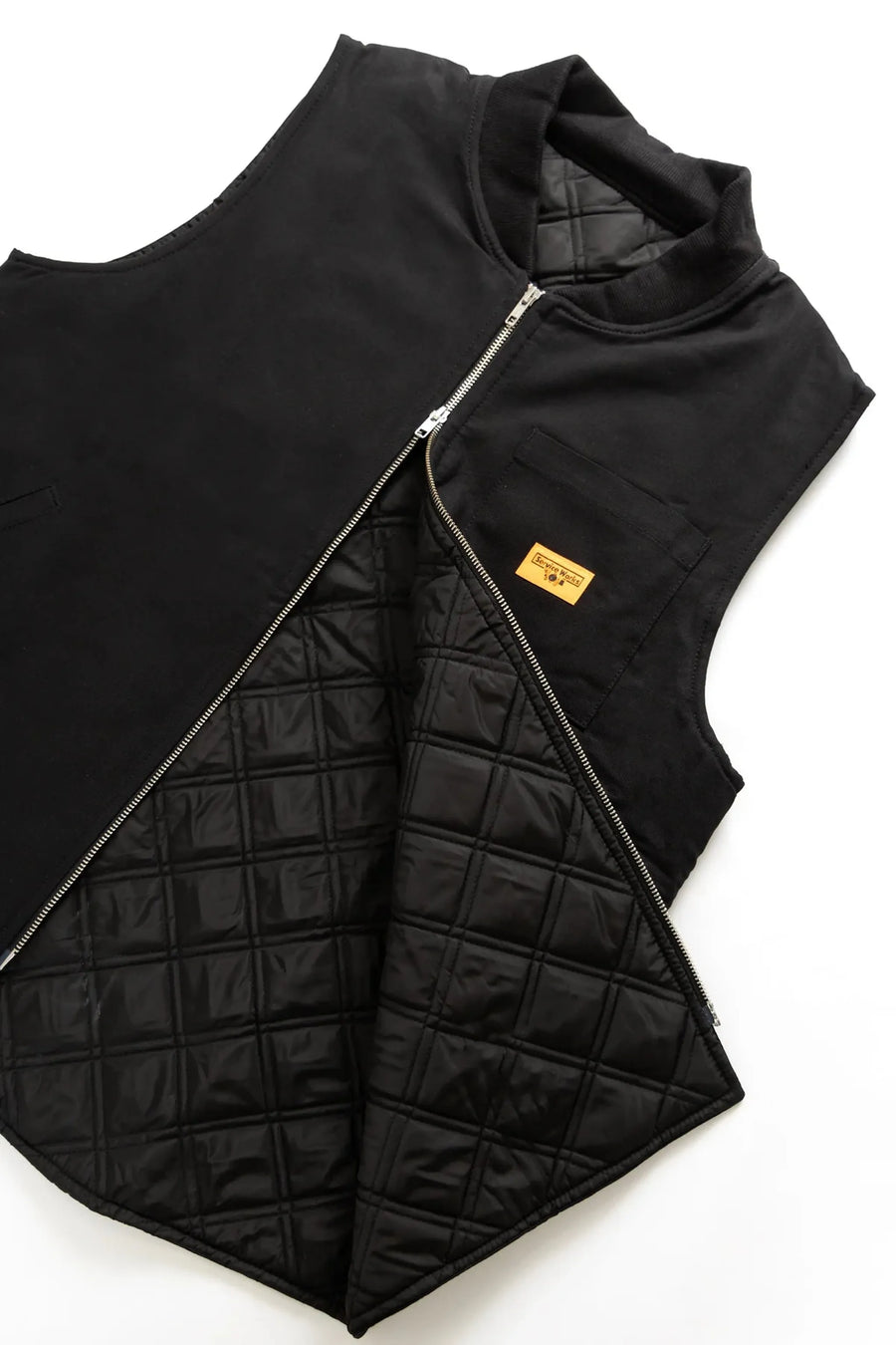 SERVICE WORKS   Padded Work Vest Jacket   Black   2