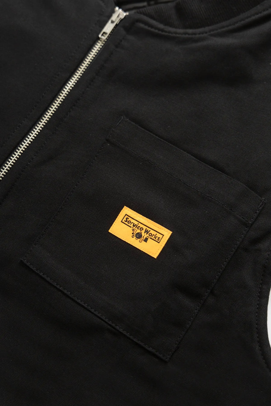 SERVICE WORKS   Padded Work Vest Jacket   Black   5