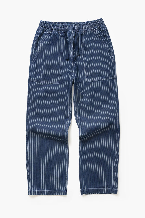 Service Works Pantalon Pinstripe Denim Chef — Indigo