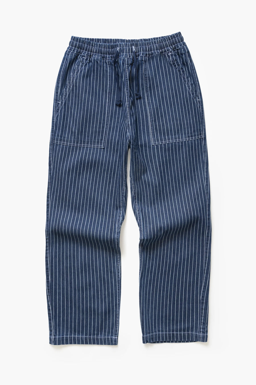 Service Works Pantalon Pinstripe Denim Chef — Indigo