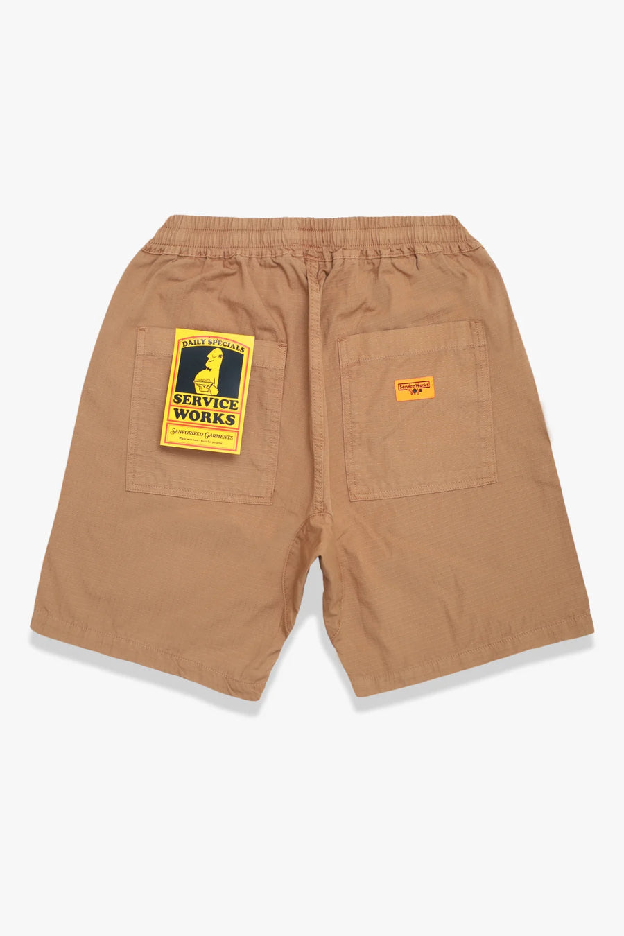 SERVICE WORKS   Ripstop Chef Shorts   Mink   1