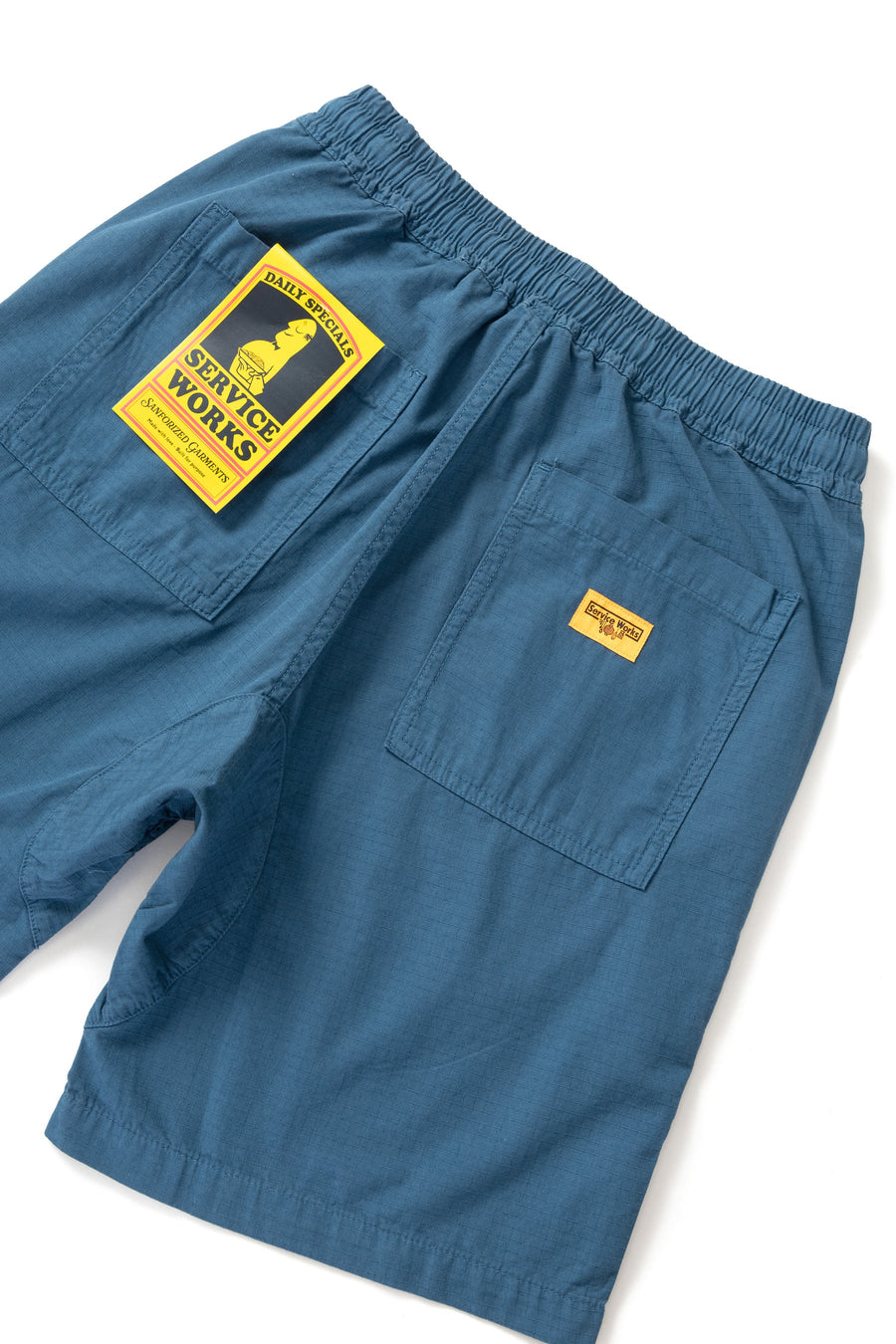 SERVICE WORKS   Ripstop Chef Shorts   Ocean   4
