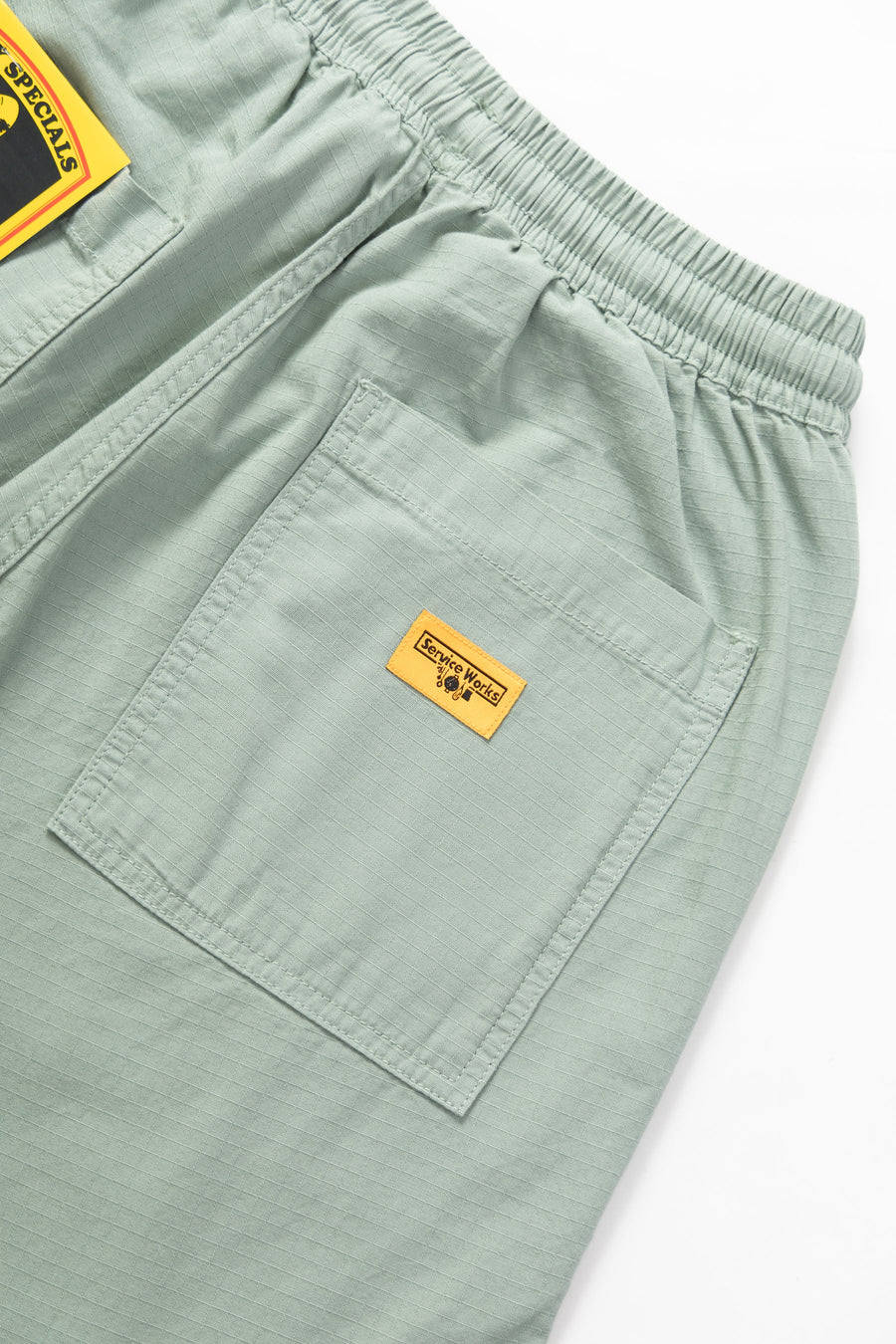 SERVICE WORKS   Ripstop Chef Shorts   Sage   5
